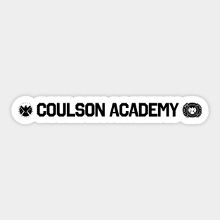 Coulson Academy Black Sticker